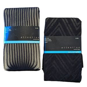 NWT Attention Control Top Textured Tights